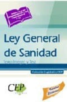 Ley General De Sanidad Texto Integro Y Test Coleccion Legislati Va