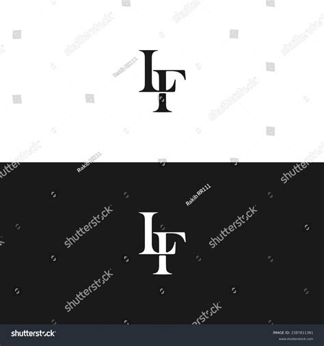 letter lf stock vectors  vector art shutterstock