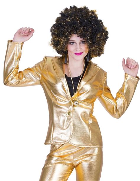 Bol Glitter Glamour Kostuum Disco Fever Jack Glinsterend Goud