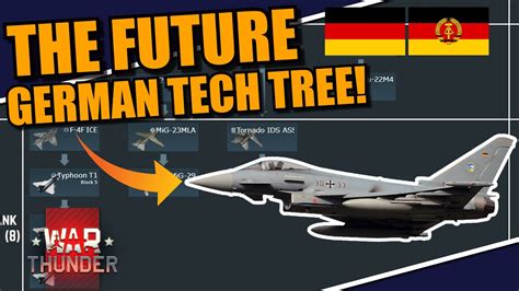 War Thunder HOW Will The GERMAN TECH TREE Air Look Like In The FUTURE