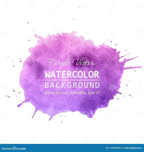 Purple Paint Splatter Background Vector Watercolor Splatter Vector Background For Text Banner