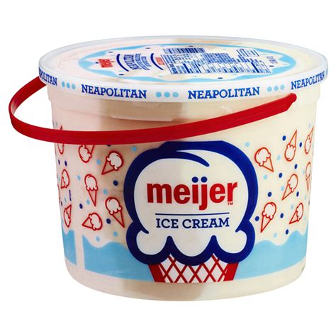 Meijer Neapolitan Ice Cream 160 Oz Shipt