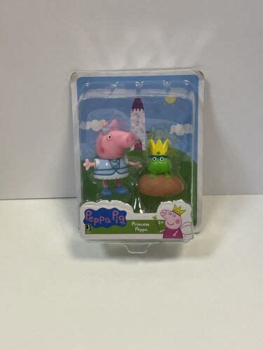 Peppa Pig Princess Peppa Wfrog Prince Figurine Toy Mini Play Set Age