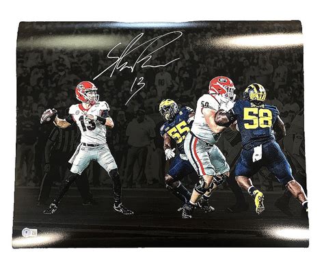 Stetson Bennett IV Autographed Signed Georgia Bulldogs Spotlight 2022 ...