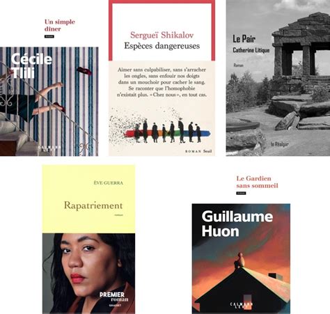 Les Finalistes Du Goncourt Du Premier Roman Sont Connus