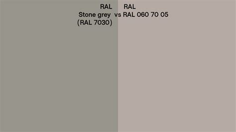 Ral Stone Grey Vs Ral 060 70 05 Side By Side Comparison