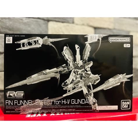 RG 1 144 Fin Funnel Effect for Hi ν Gundam PREMIUM BANDAI กลองมตำหน