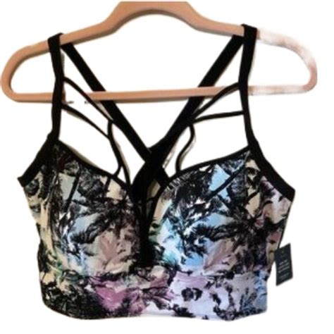 Torrid Swim Nwt Torrid Size Multi Palms Strappy Swim Bikini Top