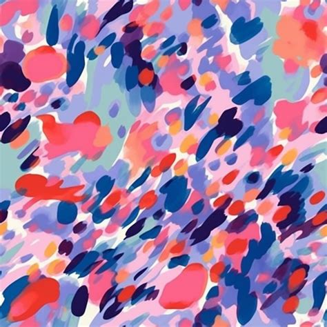 Premium Photo | A close up of a colorful abstract painting of a bunch of dots generative ai