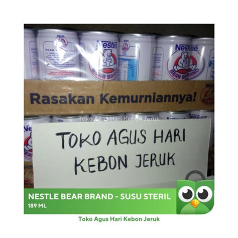 Jual Susu Beruang Bear Brand Kaleng 189 Ml 1 Dus Isi 30 Klg Susu