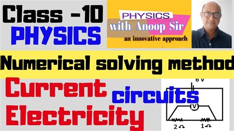 Current Electricity Numericals Concepts Physics Class Youtube