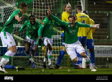 Yeovil Town Versus Torquay United National League Stock Photo Alamy