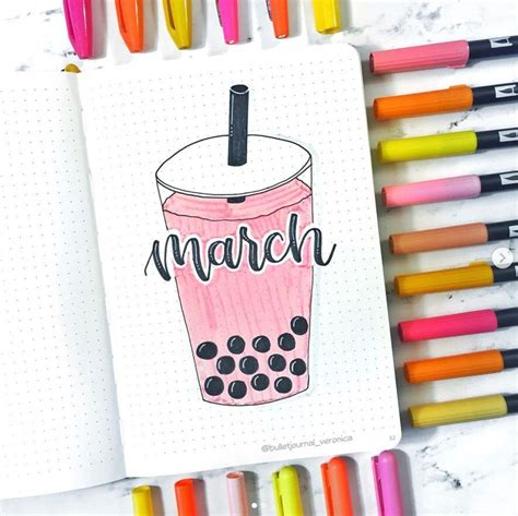 Bubble Tea Bullet Journal Ideas That You Ll Love The Smart Wander