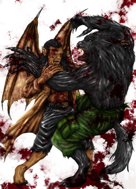 vampire vs werewolf by legowosnake on DeviantArt