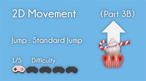 Unity 2d Movement Part 3b Jump Standard Jump Youtube