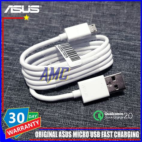 Kabel Data Asus Zenfone 4 Max 4 Max Pro Original 100 Micro Usb Fast Charging Shopee Indonesia