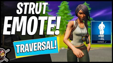 New Strut Traversal Emote Gameplay Before You Buy Fortnite Battle