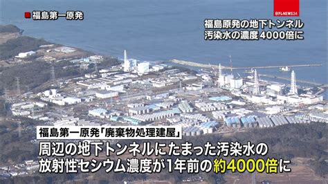 汚染水濃度約4千倍 福島原発地下トンネル（2015年12月10日掲載）｜日テレnews Nnn