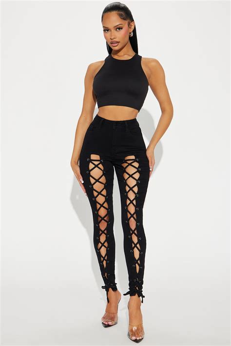 Lace Up Jeans Fashion Nova