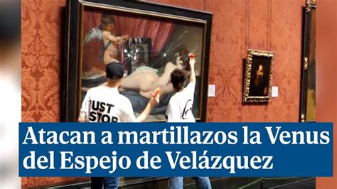 Atacan a martillazos a la Venus del Espejo de Velázquez en la National