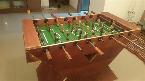 Handmade Wooden Foosball Table on Behance