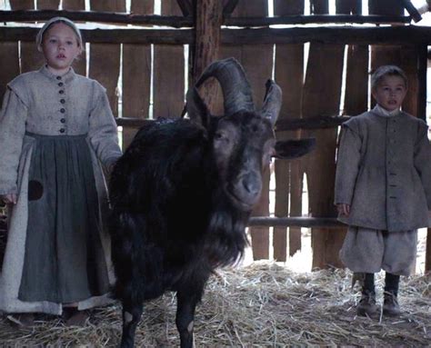 Black Philip no visible. The witch a New England folktale. Horror ...