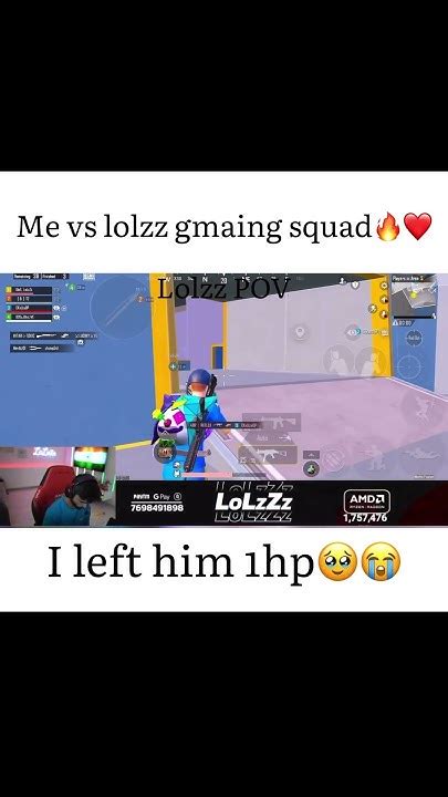 Me Vs Lolzzz Gaming Squad ️lolzzzgaming Uzugamer T2gamingofficial