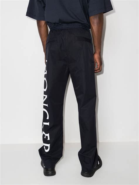 Moncler Logo Print Track Pants Smart Closet