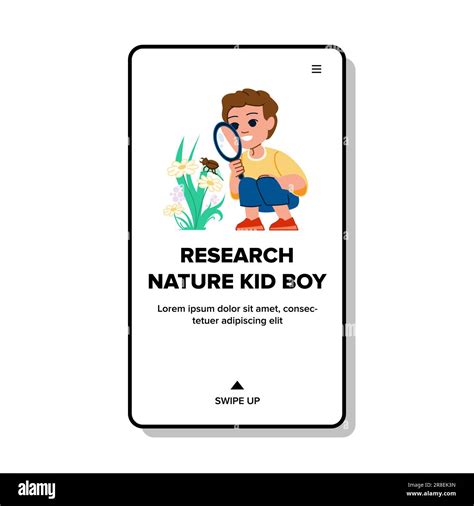 Research Nature Kid Boy Vector Stock Vector Image And Art Alamy