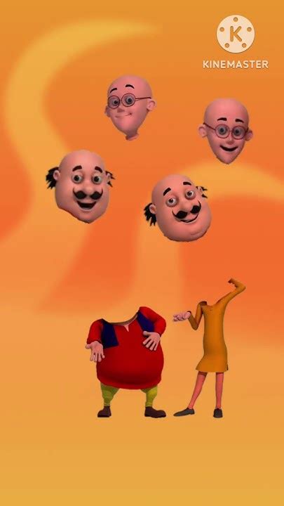 Match🤔the Right Head 🤔match The Correct Head Wrong Heads Motu Patlu Shorts Shortvideo