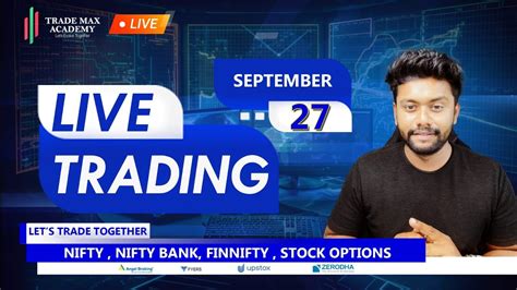 27 September Live Trading Live Intraday Trading Today Bank Nifty