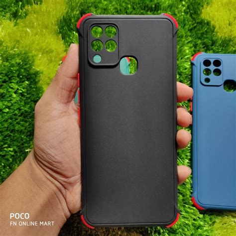 Infinix Hot 10s X689B X689 Matte Finished Silicone Bumper Cover With Shock Absorbers Daraz