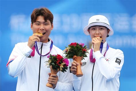 이우석 임시현 양궁 리커브 혼성전 金‘세계 최강 한국양궁은 여전히 강하다｜스포츠동아