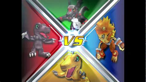 Digimon Rumble Arena Gameplay Black Agumon Vs Black Guilmon Vs