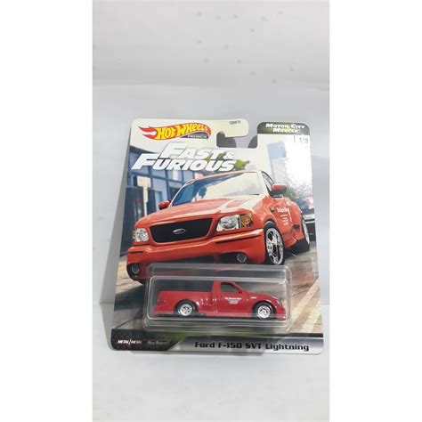 Jual Hotwheels Hot Fast Furious Motor City Muscle Ford F SVT Lightning Shopee Indonesia