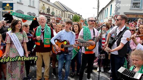 The Fields Of Athenry Worlds Biggest Street Performance By Athenry