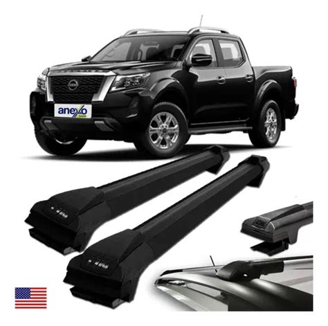 Rack De Teto Nissan Frontier A Par Travessa Preta