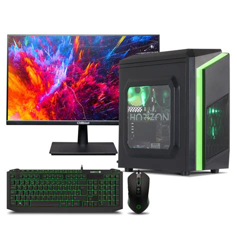 Horizon 500 R5 16gb 500gb Gaming Pc And 238in Monitor Bundle Horizon