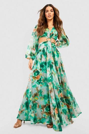 Cut Out Maxi Dresses Boohoo Uk