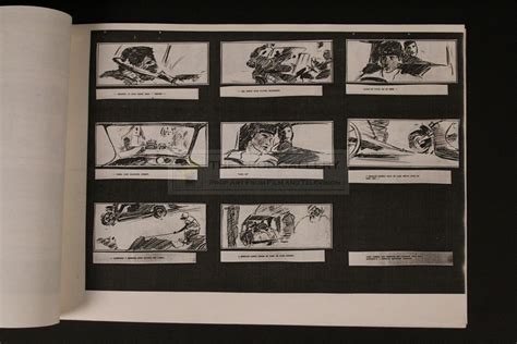 The Prop Gallery Production Used Storyboard Sequence Rickshaw Chase