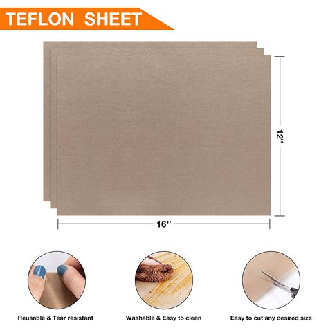 Teflon Sheet For Heat Press Non Stick Teflon Sheets For Htv 16 X 12 10 Pack Htvront