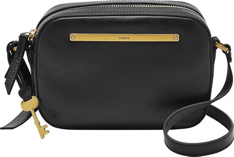 Fossil Black Leather Crossbody Bag Atelier Yuwa Ciao Jp