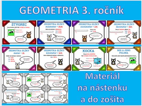Geometria 3. ročník ZŠ - Matematika | UčiteliaUčiteľom.sk