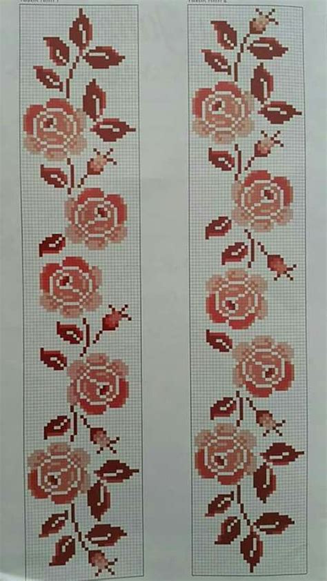 Pin By Roseli Martins Fran A On Toalhas De Banho Floral Cross Stitch