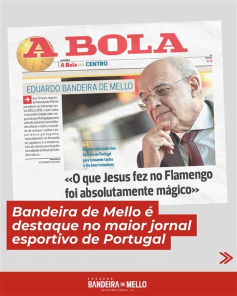 Bandeira De Mello Destaque No Jornal Desportivo Mais Antigo E