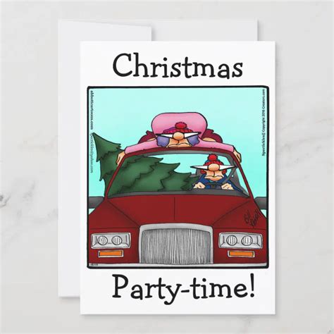 Funny Christmas Party Invitations Zazzle