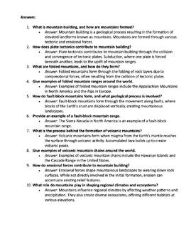 Geologic Time Earth S History Reading Passage And X 10 Questions