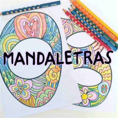 Mandaletras Mandalas S Per Originales Con Las Letras Del Abecedario