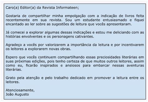 Exemplo De Carta Do Leitor Vestibular Top Quotes A Hot Sex Picture