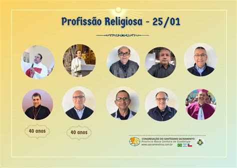 Anivers Rio De Profiss O Religiosa Sss Par Quia Sant Ssima Trindade